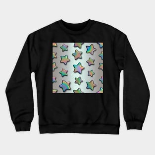 Iridescent Stars Crewneck Sweatshirt